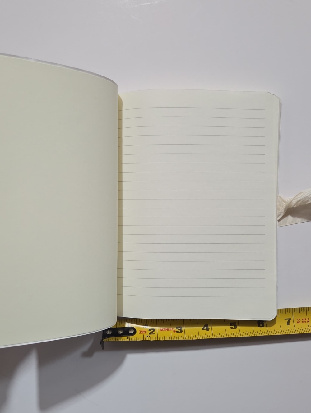 white velvety notebook - Picture 4 of 4